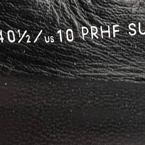 Bally - Black Suede Flats w/ Patent Leather Trim Sz 10 - Picture 4 of 7